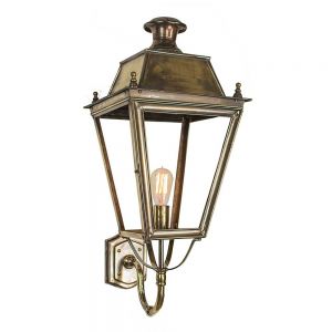 Balmoral Solid Brass Large Exterior Wall Lantern