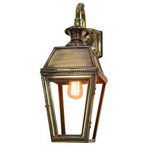 Kensington Solid Brass Exterior 1 Light Wall Lantern