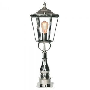 Chelsea Nickel Plated Solid Brass Pillar Lamp