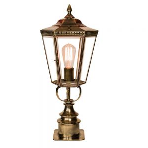 Chelsea Solid Brass Short Pillar Lamp