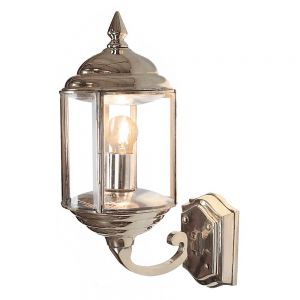 Wentworth Nickel Plated Solid Brass 1 Light Wall Lamp