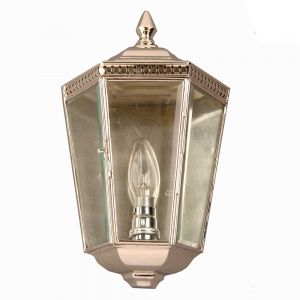 Windsor Nickel Plated Solid Brass 1 Light Passage Lantern