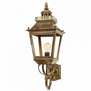 Chateau Solid Brass 1 Light Outdoor Wall Lantern