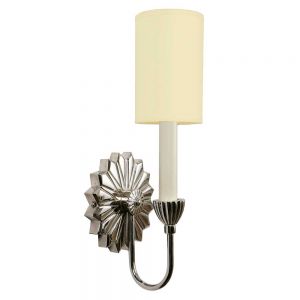 E'toile Nickel Plated Solid Brass 1 Light Wall Light