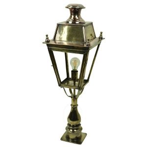 Balmoral Solid Brass Exterior Post Lantern